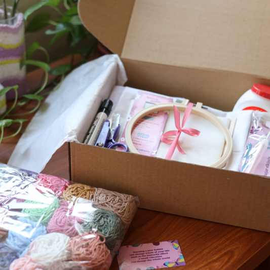 Double Material Punch Needle Kit