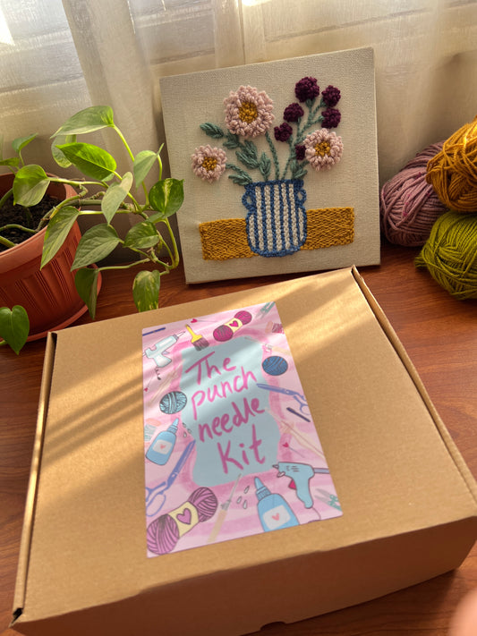 Self-Threading Punch Needle & Frame Kit