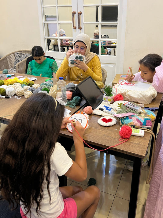 Kids punch needle workshop 👧🏻🧒🏻🩷