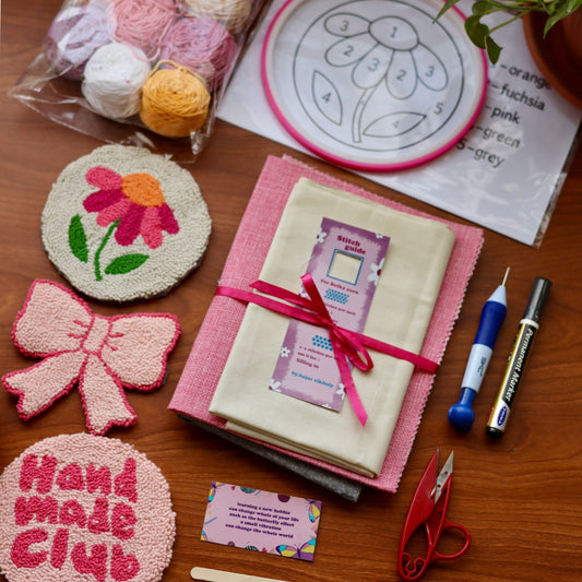 Fine Punch Needle Embroidery Kit – For Delicate, Detailed Creations