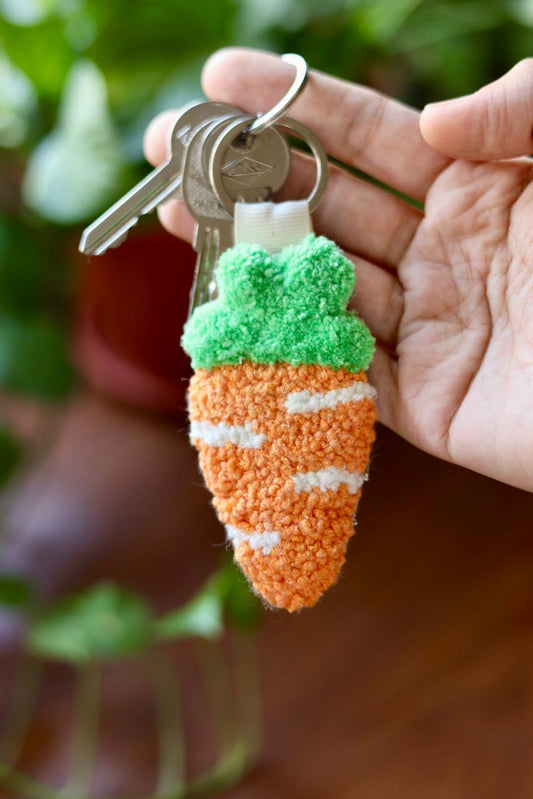 🥕 Mini Carrot Keychain – Customize Your Own! 🍓🐰